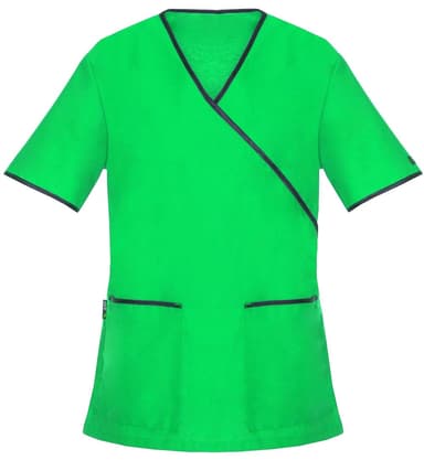 Bluza Medyczna Daria Krotki Rekaw Zielona - widok 1