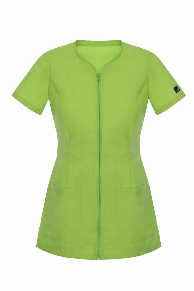 Bluza Medyczna Fins Z Zameczkiem Zielona – bluzki medyczne damskie