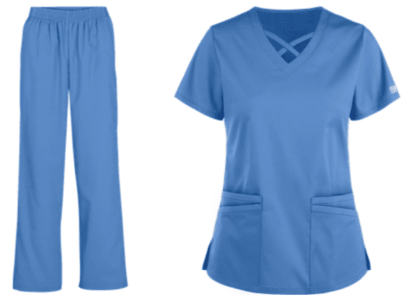 Komplet Medyczny Karry Jasno Niebieski – komplet medyczny damski