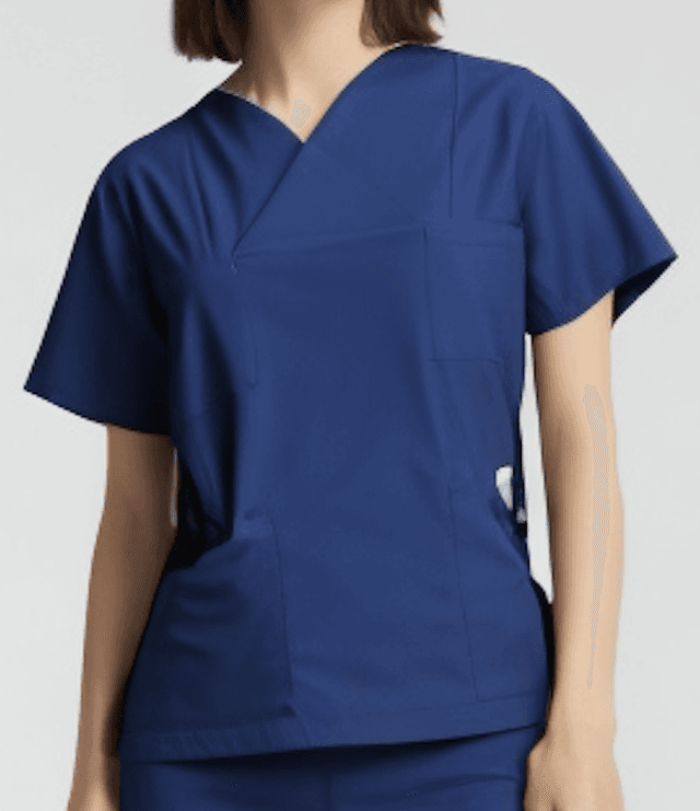 Bluzka Medyczna Unisex TEX2 - Niebieska – bluzki medyczne damskie