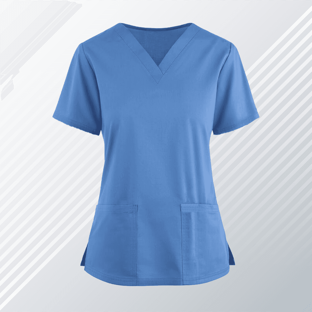 Bluzka Operacyjna MINDIN - Bayer - Jasno Niebieska - widok 1