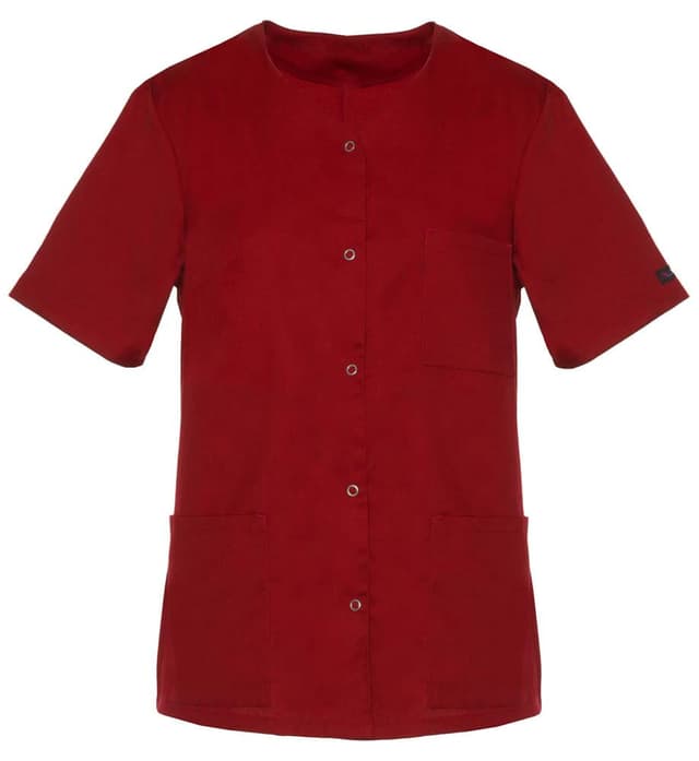 Bluzka Medyczna Sabrina Czerwona – bluzki medyczne damskie