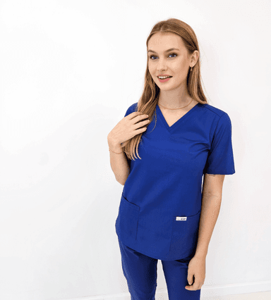 Bluzka Medyczna Scrub ROYAL - widok 1