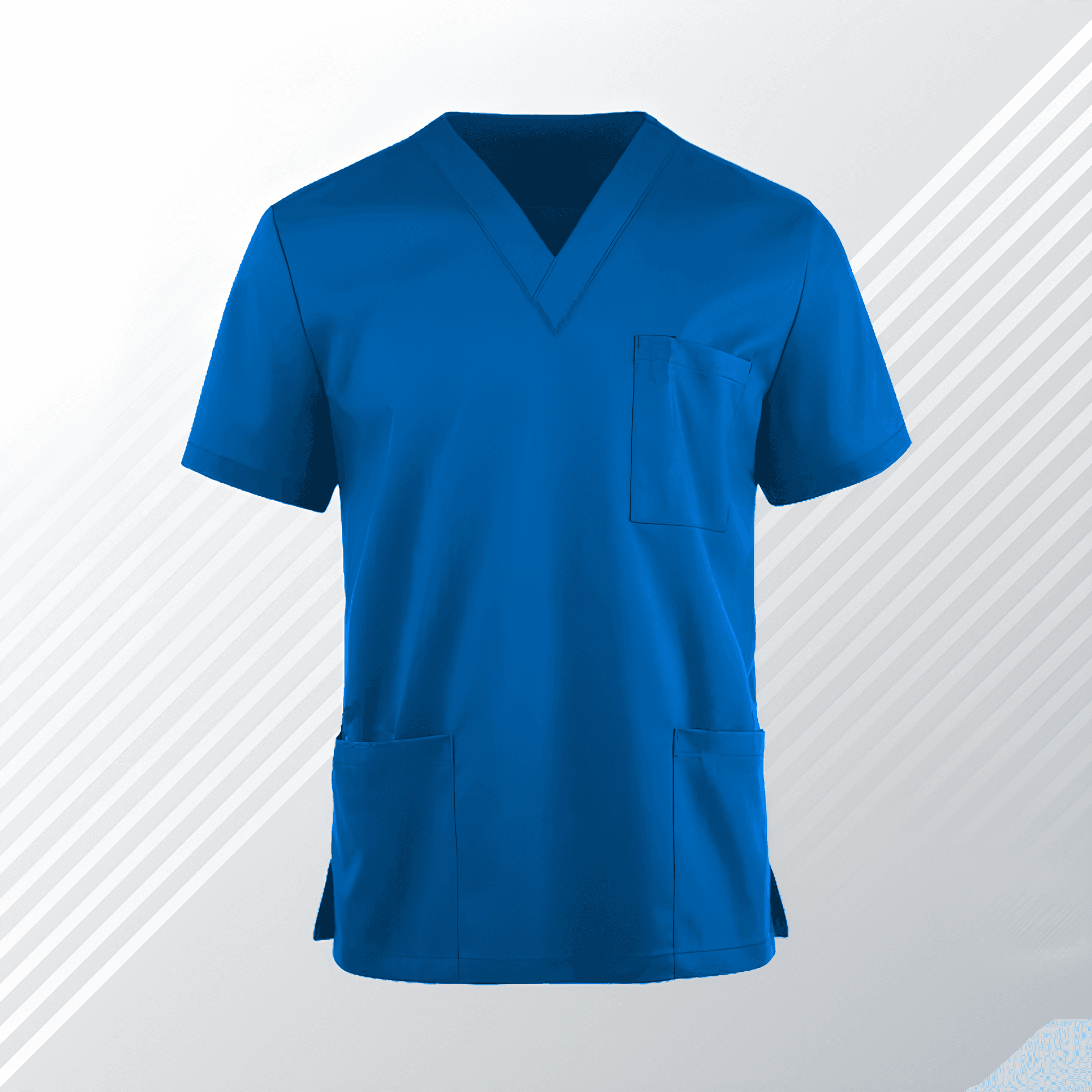 Bluzka Medyczna TEAM-EXP Royal - widok 1