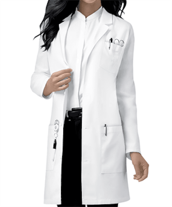 Fartuch Medyczny Damski Ders Trzy Kieszenie Biały - widok 1