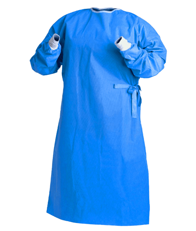 Fartuch Operacyjny SMS 40g Jednorazowy EN13795-1:2019 – odzież operacyjna jednorazowa