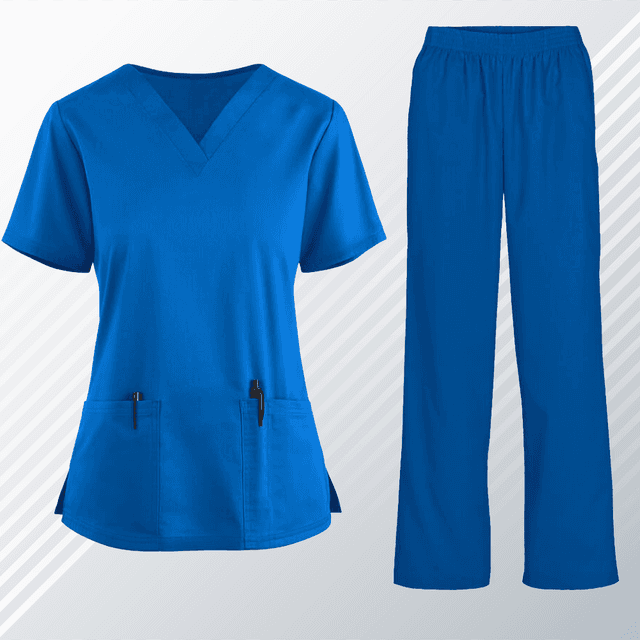 Komplet Bayer/Classic Niebieski – komplet medyczny damski