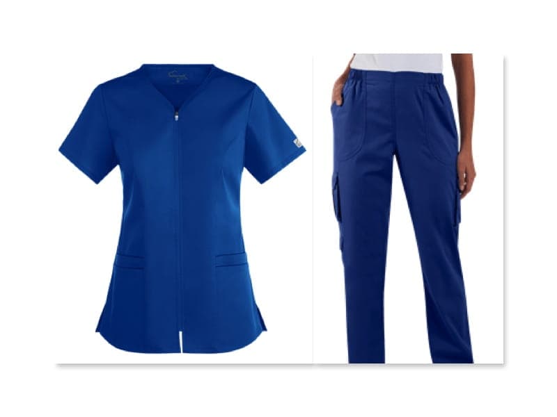 Komplet Medyczny Karry Niebieski - widok 1