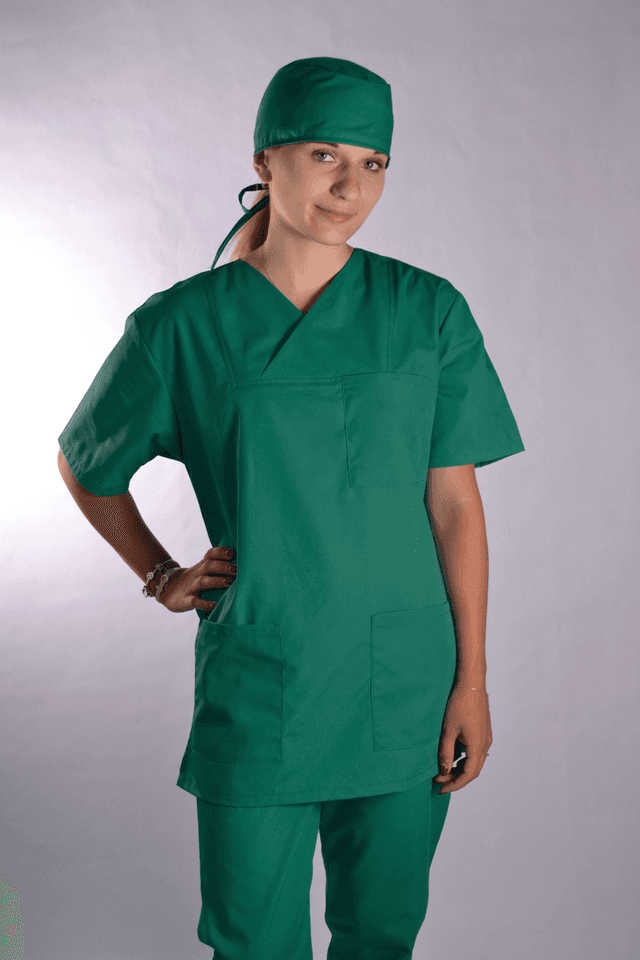 Komplet operacyjny zielony 130g/m2 48/52 BAW/POL ilość 200+ – komplet operacyjny