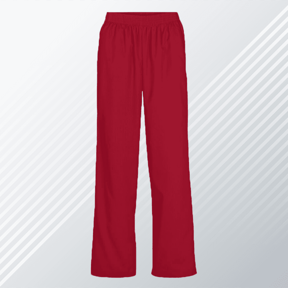 Spodnie Medyczne Classic Czerwone - widok 1