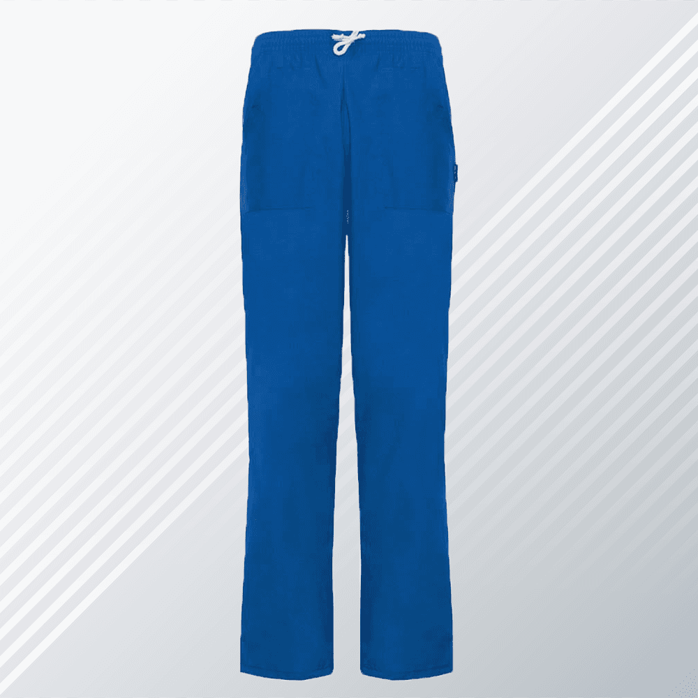Spodnie Medyczne Hugo Niebieskie - widok 1