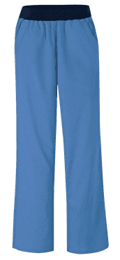 Spodnie Medyczne Uni Gumka W Pasie Jasno Niebieskie – spodnie medyczne damskie