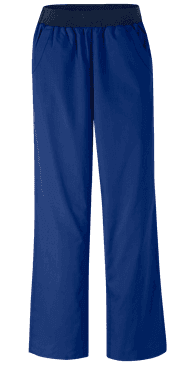 Spodnie Medyczne Uni Gumka W Pasie Niebieskie - widok 1