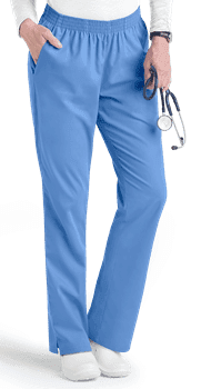 Spodnie Medyczne Waist Dwie Kieszenie Gumka Jasno Niebieskie – spodnie medyczne damskie