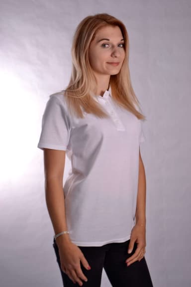 Koszulka Polo Ariana Biała - widok 2