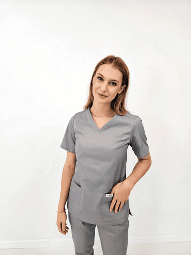 Komplet Medyczny Scrub GREY - widok 3