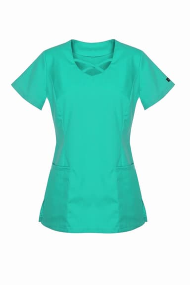 Bluza Medyczna Upper Dwie Kieszenie Mint - widok 2