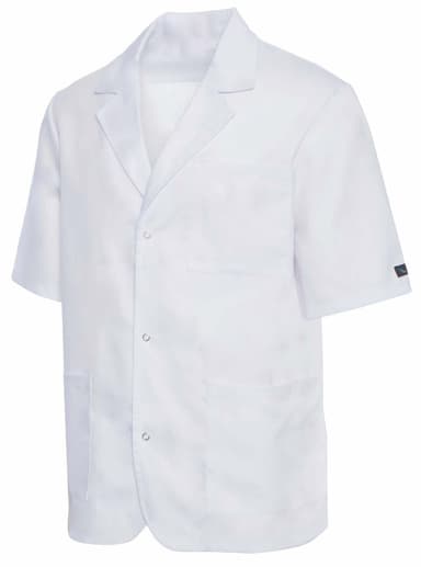 Żakiet Medyczny Aleks Krótki Rękaw Biała - widok 2