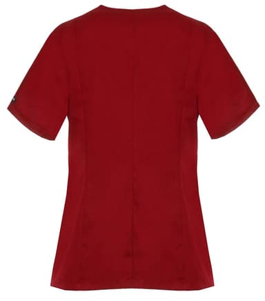 Bluzka Medyczna Sabrina Czerwona - widok 3