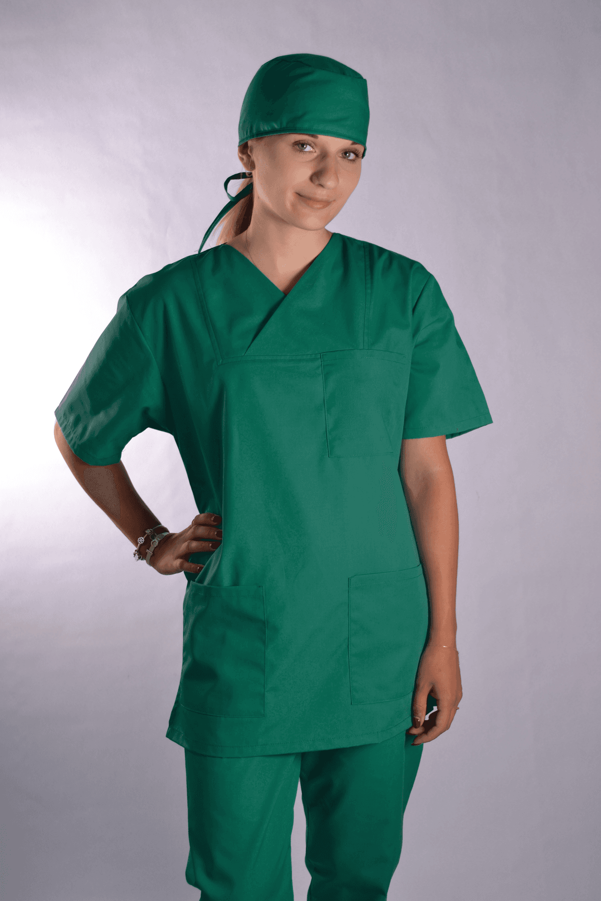 Komplet operacyjny zielony 130g/m2 48/52 BAW/POL ilość 200+ – komplet operacyjny