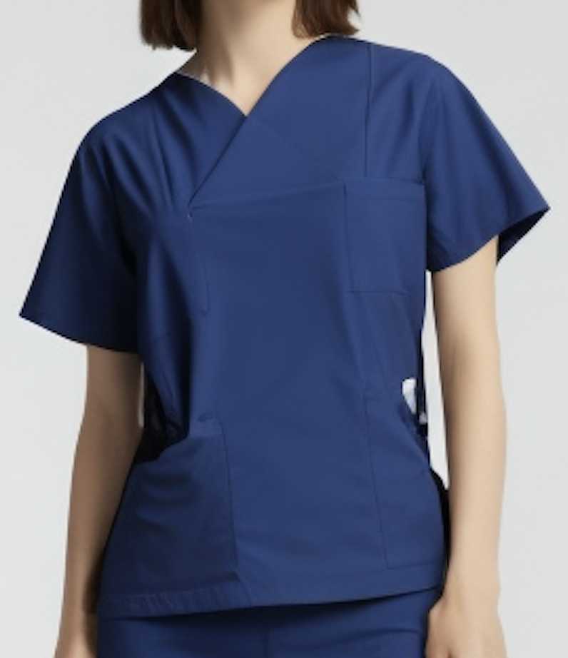 Bluzka Medyczna Unisex TEX2 - Niebieska – bluzki medyczne damskie