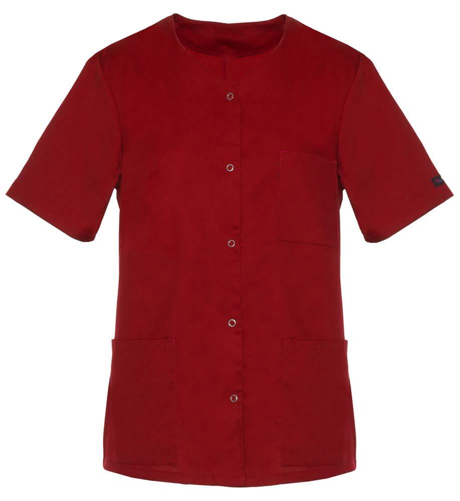 Bluzka Medyczna Sabrina Czerwona – bluzki medyczne damskie