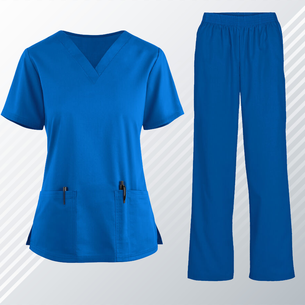 Komplet Bayer/Classic Niebieski – komplet medyczny damski