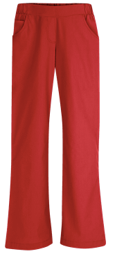 Spodnie Medyczne Pingi Dwie Kieszenie Atrapa Rozporka Czerwone – spodnie medyczne damskie