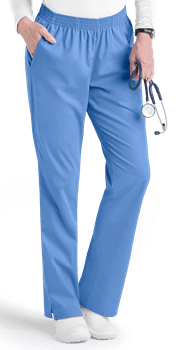 Spodnie Medyczne Waist Dwie Kieszenie Gumka Jasno Niebieskie – spodnie medyczne damskie