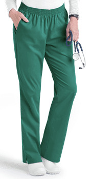 Spodnie Medyczne Waist Dwie Kieszenie Gumka Zielone – spodnie medyczne damskie